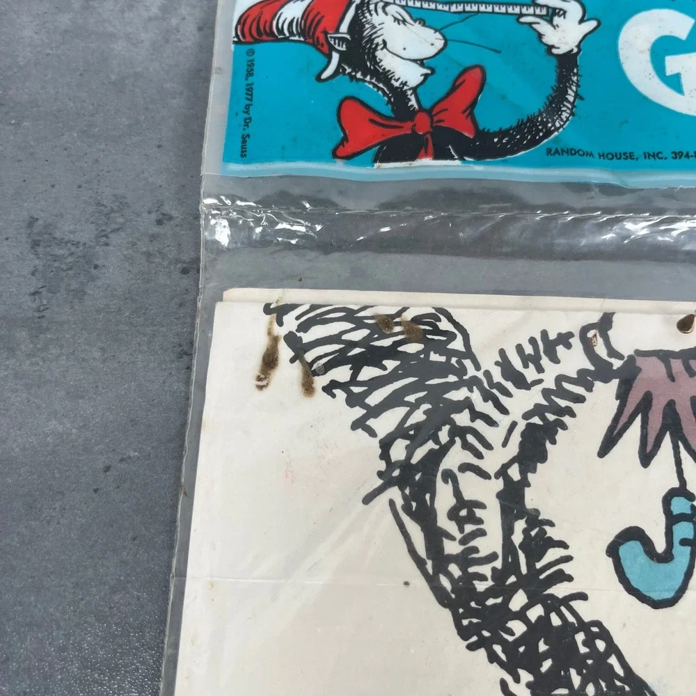 The Cat in‎ the Hat Grow Chart by Dr Seuss Vintage Random House 1977